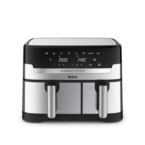 Tefal EY905D40 Dual Drawers Air Fryer & Grill 8.3L Easy Fry Stainless Steel