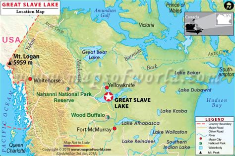 Great Slave Lake Travel Information - Map, Location, Facts, Best Time ...