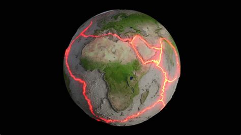 Plate Tectonics Movement Animation