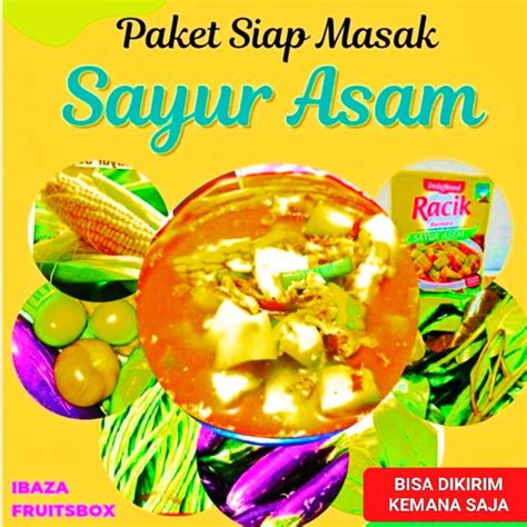 Paket Masak Sayur Asam Lengkap Dengan Bumbu Racik | Lazada Indonesia