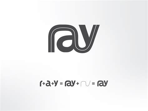 Step by step concept of "ray" logo by Shams Tamu on Dribbble