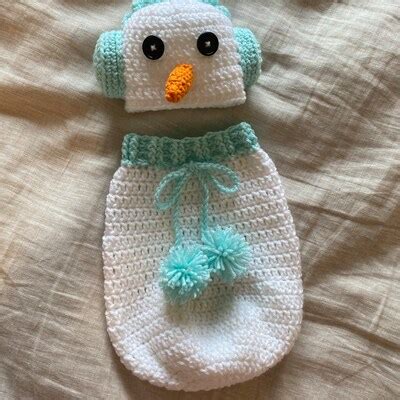 CROCHET PATTERN Snowman Hat Pattern, Snowman Outfit Pattern, Snowman ...