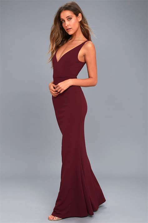 Melora Plum Purple Sleeveless Maxi Dress | Womens formal gowns ...