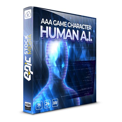 AAA Game Character Human AI - Voice Sound Pack - Epic Stock Media