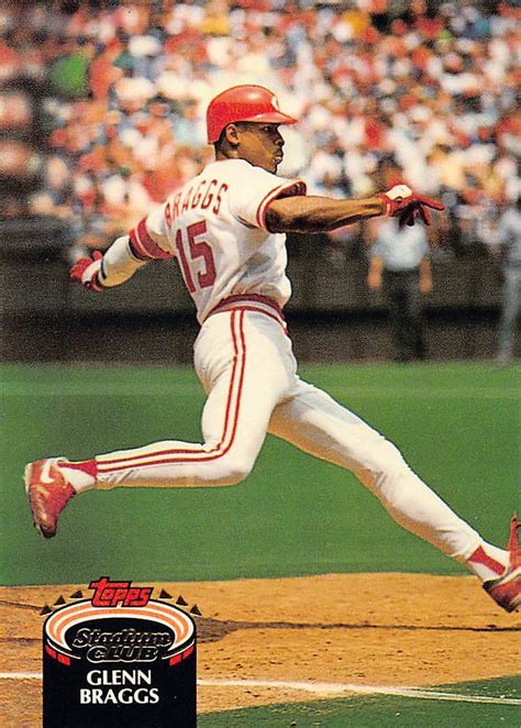 Glenn Braggs 1992 Stadium Club 13 Cincinnati Reds Baseball Card | eBay