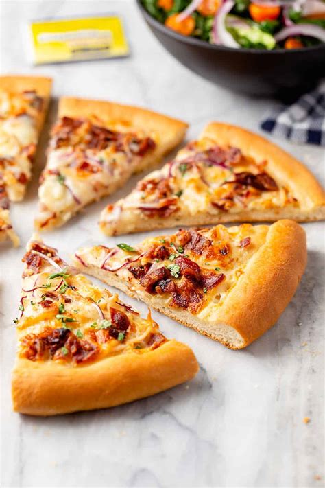 Chicken Bacon Ranch Pizza - My Baking Addiction