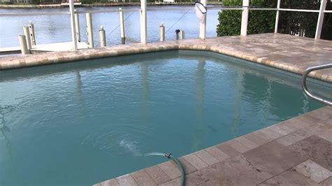 Tuscan Travertine Pool Deck Installation - YouTube