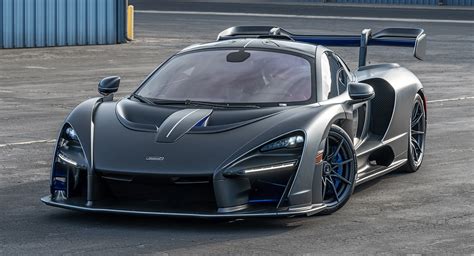 Matte Carbon McLaren Senna With 410 Miles On The Odo Has Over $360,000 Worth Of Options | Carscoops