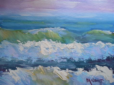 CAROL SCHIFF DAILY PAINTING STUDIO: Small Seascape | Daily Painting ...