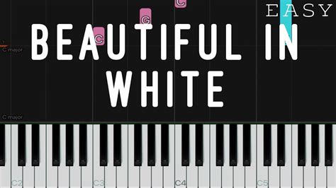 Beautiful In White - Westlife | EASY Piano Tutorial Chords - Chordify