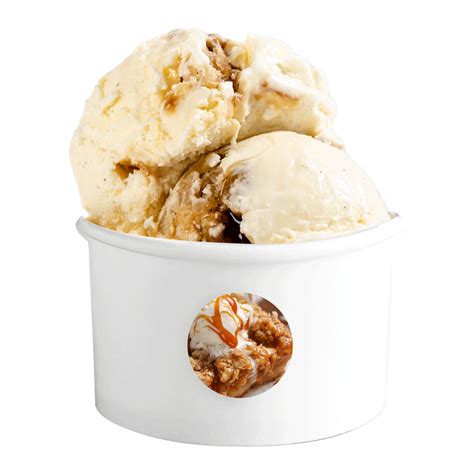 Caramel Apple Crumble Gelato (16 oz) – By Jacob