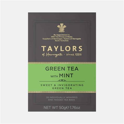 Taylors of Harrogate Green Tea with Mint – Quanta Egypt