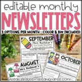 Newsletter Template Simple Teaching Resources | Teachers Pay Teachers