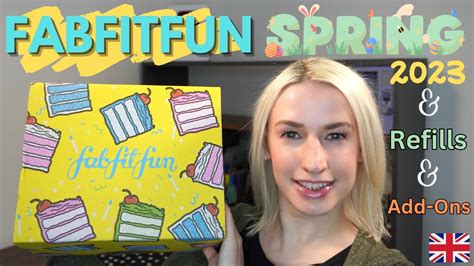 Fab Fit Fun Spring 2023 UK Unboxing - YouTube