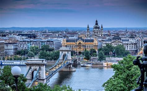 budapest, hungary, szechenyi chain bridge Wallpaper, HD City 4K ...