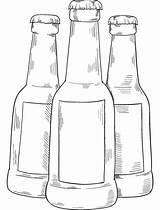 Beer Bottles coloring Page  ColouringPages sketch template