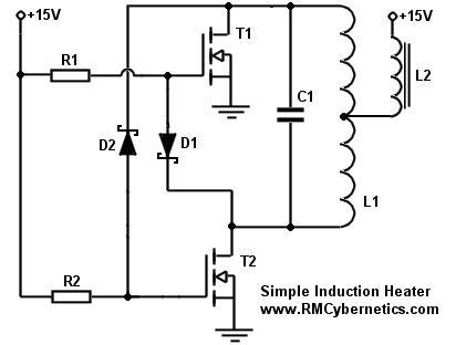 Simple DIY Induction Heater Circuit - RMCybernetics