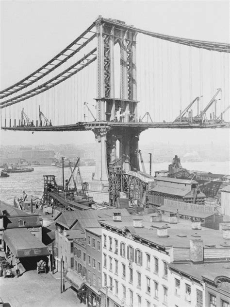 The Manhattan Bridge under construction, NYC | MATTHEW'S ISLAND