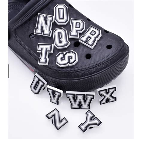 fwipk crocs Jibbitz Letters / Alphabet ( A-T )19pesos each | Shopee Philippines