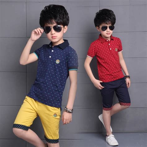 Children Clothes 2019 Summer Baby Boys Clothes Shirt+Shorts Outfit Kids Clothes Boys Sport Suit ...