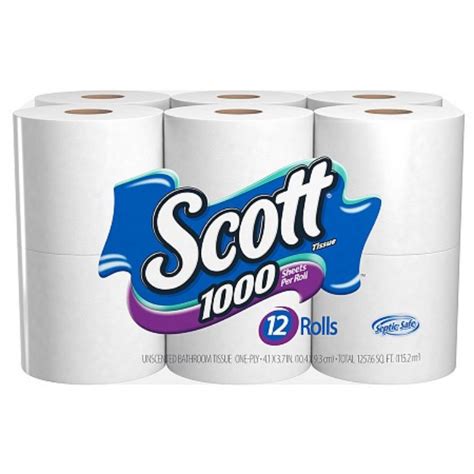 Scott Bathroom Tissue Unscented 12 Rolls Reviews 2020