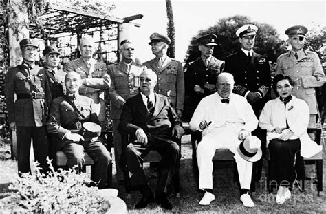 Cairo Conference, 1943 Photograph by Granger