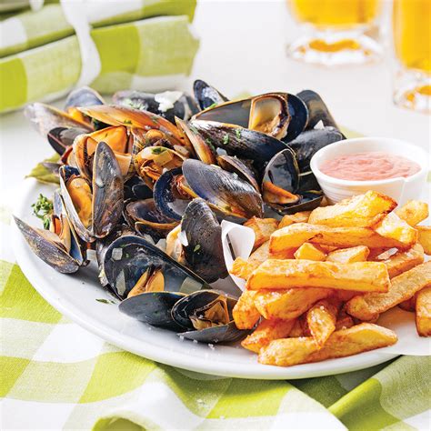 Moules-frites à la belge - Les recettes de Caty