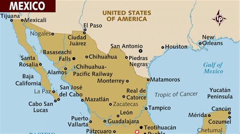 Map California And Mexico – Topographic Map of Usa with States