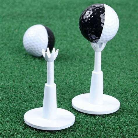 Best Price 2 Pcs Golf Adjustable Range 53-73mm Tees White Plastic Golf Tees Golf Practice Tees ...