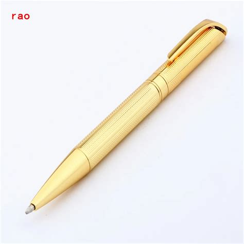 Luxury pens 719 Golden engraved pattern Colour Business office Medium ...