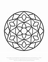 Mandala Coloring Pages For Beginners sketch template
