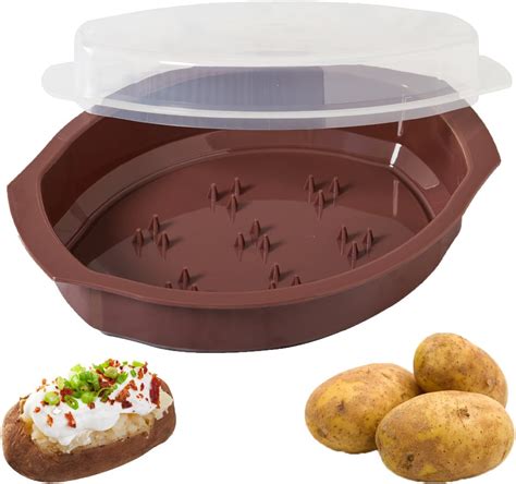 Progressive International Microwavable Potato Cooker with Lid (BROWN): Amazon.ca: Home & Kitchen