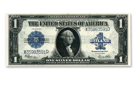 the history /evolution of the us silver certificate/1923 horse blanket note/1957 silver ...