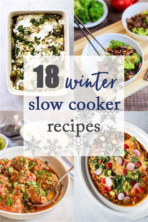 Winter Slow Cooker Recipes - Girl Gone Gourmet