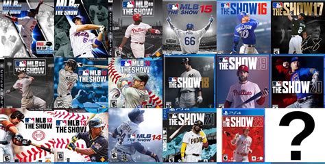 Every MLB the show covers (Not including alternate covers for deluxe editions or regional covers ...