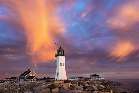 Old Scituate Lighthouse 2 Photograph by Marcelo Barrera - Fine Art America