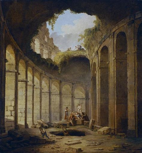 Colosseum, Rome, 1790 - Hubert Robert - WikiArt.org