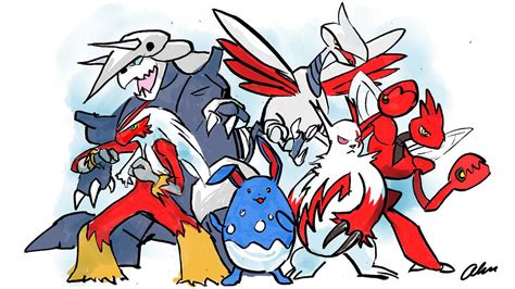 Fighting/Steel Pokemon Team by InfernoArchon on DeviantArt