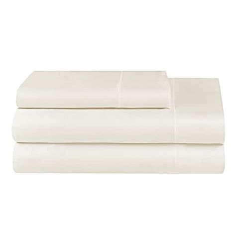 JUICY COUTURE 3-Piece Ivory Satin Twin XL Sheet Set JYS020627 - The ...