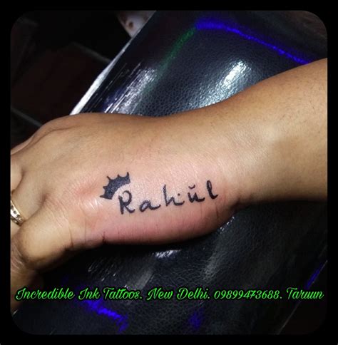 #Rahul #Name #Tattoo Rahul name tattoo #Call #whatsapp #09899473688 Name Tattoos, Girl Tattoos ...