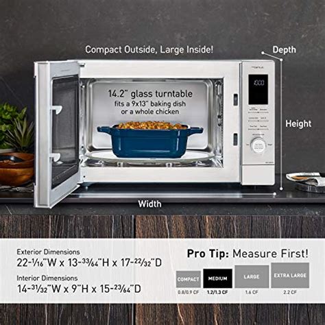 Panasonic HomeChef 4-in-1 Microwave Oven with Air Fryer, Convection ...