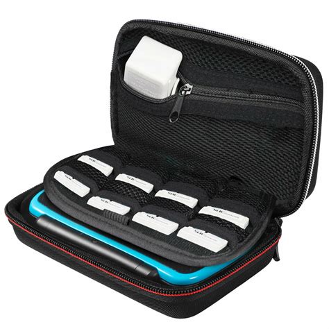 EEEkit Hard Shell Carrying Case Fit for Nintendo 3DS XL/2DS XL, Compatible with 16 Game Cards ...