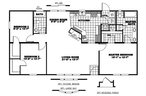 20x60 Mobile Home Plans