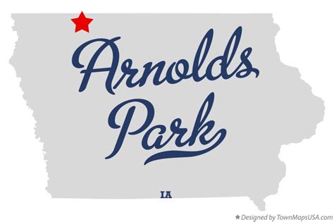 Map of Arnolds Park, IA, Iowa