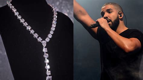 Drake's New Diamond Necklace Is Made From 42 Engagement Rings He Once ...