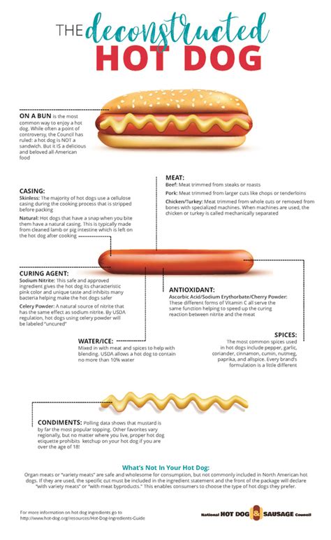 Hot Dog Ingredients Guide | NHDSC