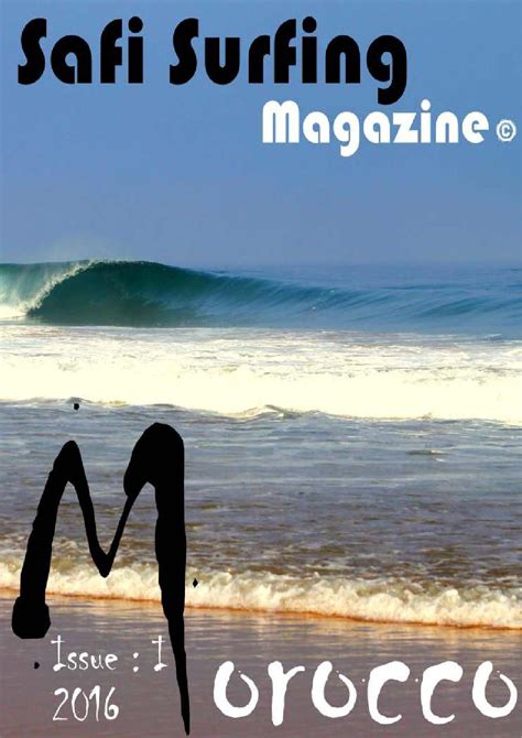 Safi Surfing Magazine N°1 by Safi Surfing Magazine - Issuu