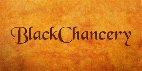 BlackChancery Font · 1001 Fonts