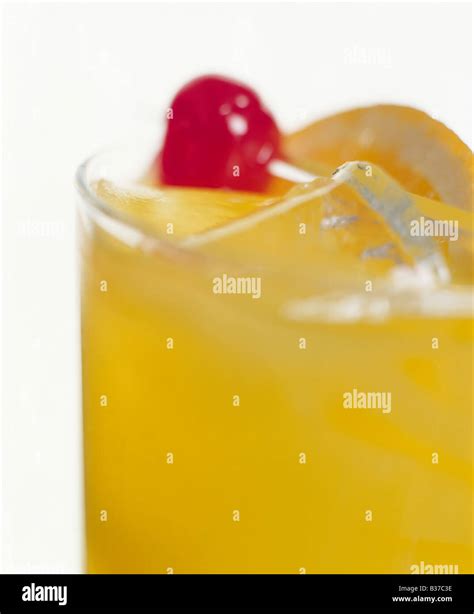 Cocktail Harvey Wallbanger Glass Highball Stock Photo - Alamy