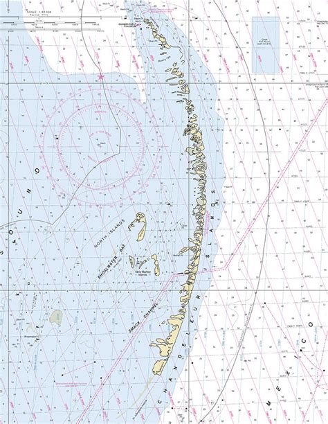 Chandeleur Islands-louisiana Nautical Chart Mixed Media by Sea Koast ...